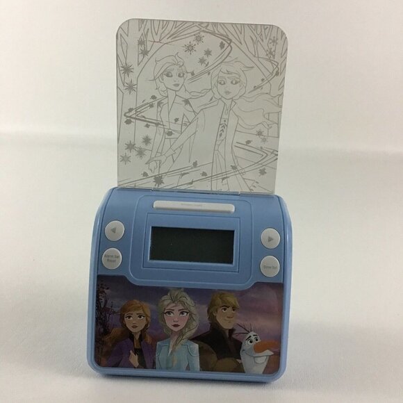 Disney Frozen Light Up Night Glow Alarm Clock Bedside Projection Night Light - Picture 1 of 6